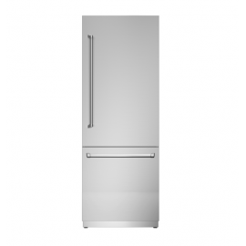 BERTAZZONI RBM75S5FPNS X MAS Εντοιχιζόμενος Ψυγειοκαταψύκτης SLOT-IN 76cm Inox